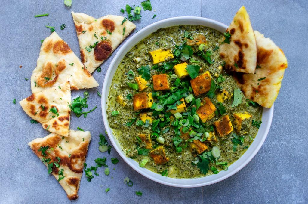 Kale and Spinach Palak Paneer
