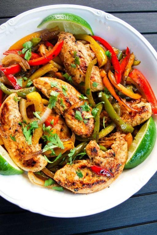 Keto Blackstone Chicken Fajita Bowl