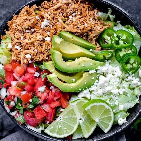 Keto Canned Chicken Taco Bowl
