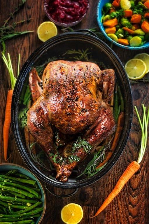 Keto Garlic Butter Roasted Turkey