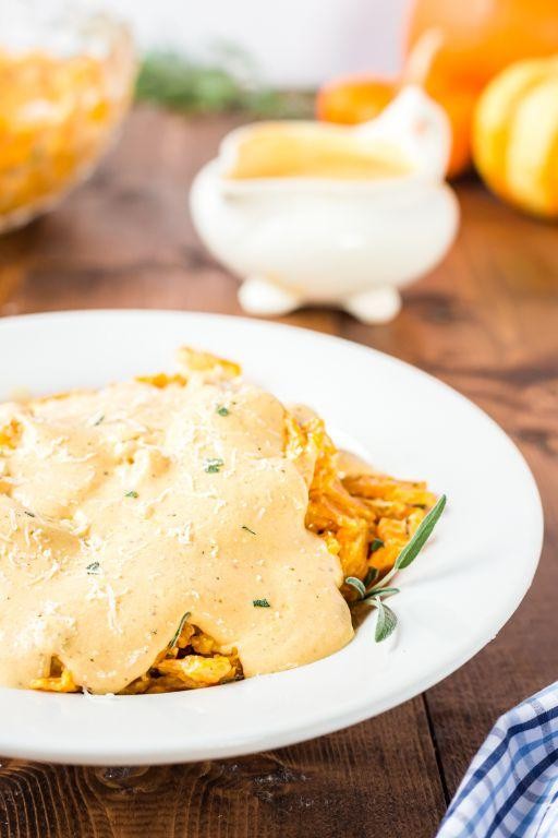 Keto Pumpkin Alfredo Sauce
