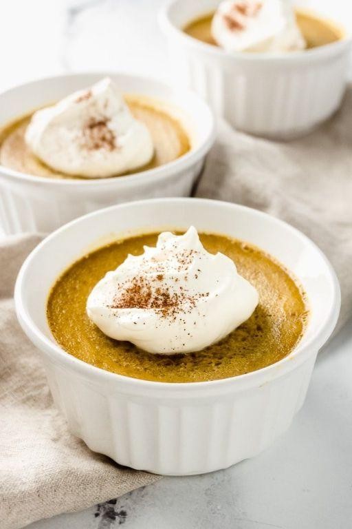 Keto Pumpkin Custard