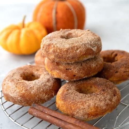 Keto Pumpkin Spice Donuts