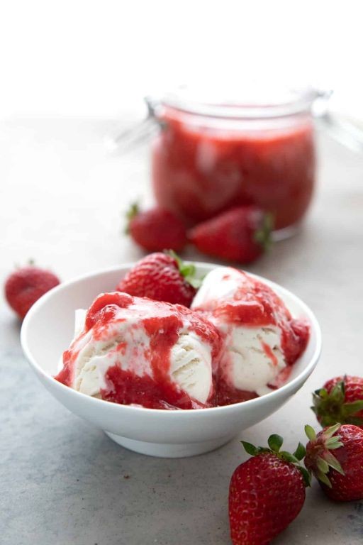 Keto Rhubarb Sorbet with Monk Fruit
