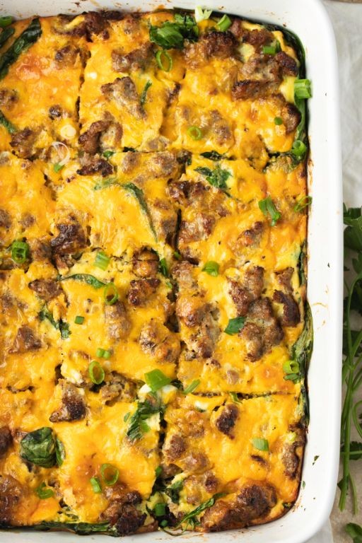 Keto Sausage and Egg Breakfast Casserole