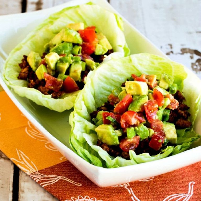 Keto Tofu Tacos with Lettuce Wraps