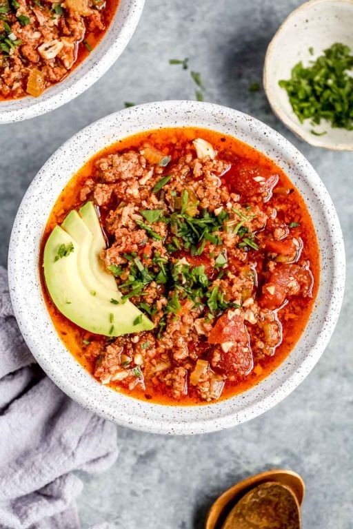 Keto-Friendly Chili with Cauliflower