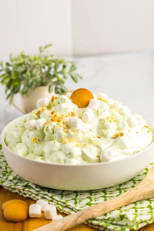 Key Lime Fluff Salad with Lime Zest