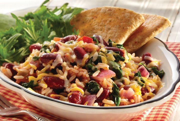 Kidney Bean and Brown Rice Casserole