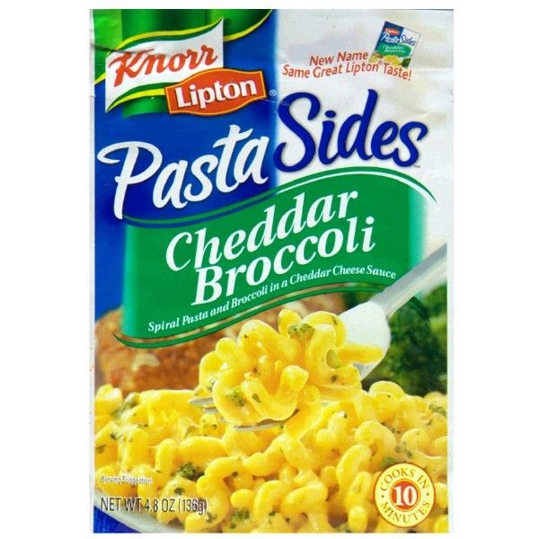 Knorr Cheddar Broccoli Pasta Alfredo
