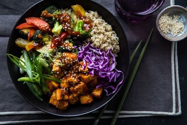 Korean BBQ Tofu Buddha Bowl