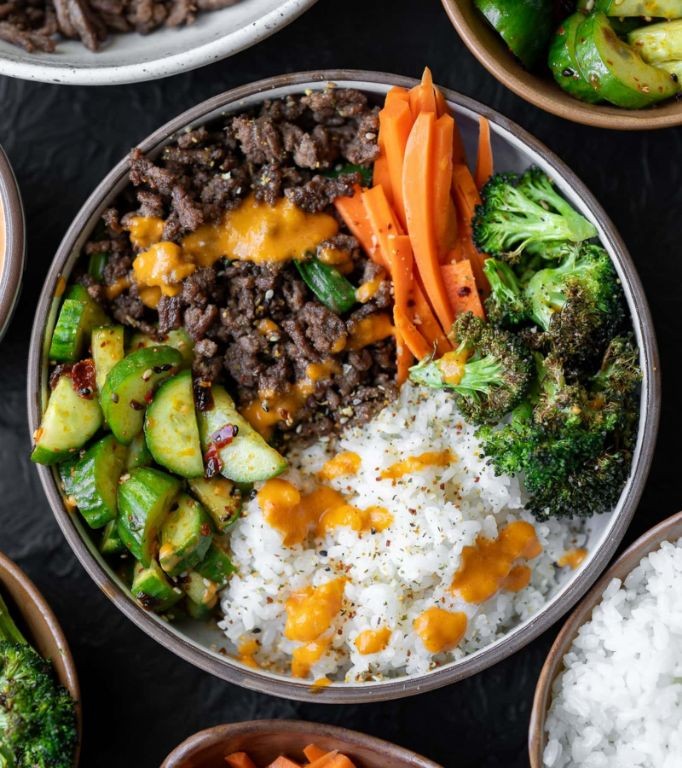 Korean Bulgogi Beef Fondue with Kimchi