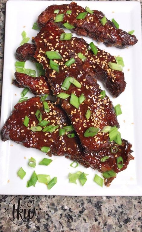 Korean Gochujang Boneless Pork Ribs