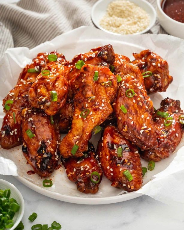 Korean Gochujang Glazed Wings