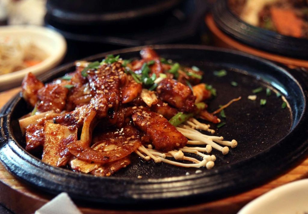 Korean Spicy Pork Chunks (Daeji Bulgogi)