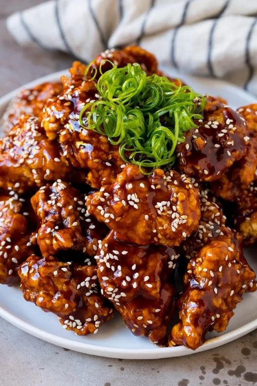 Korean Style Pan Fried Chicken