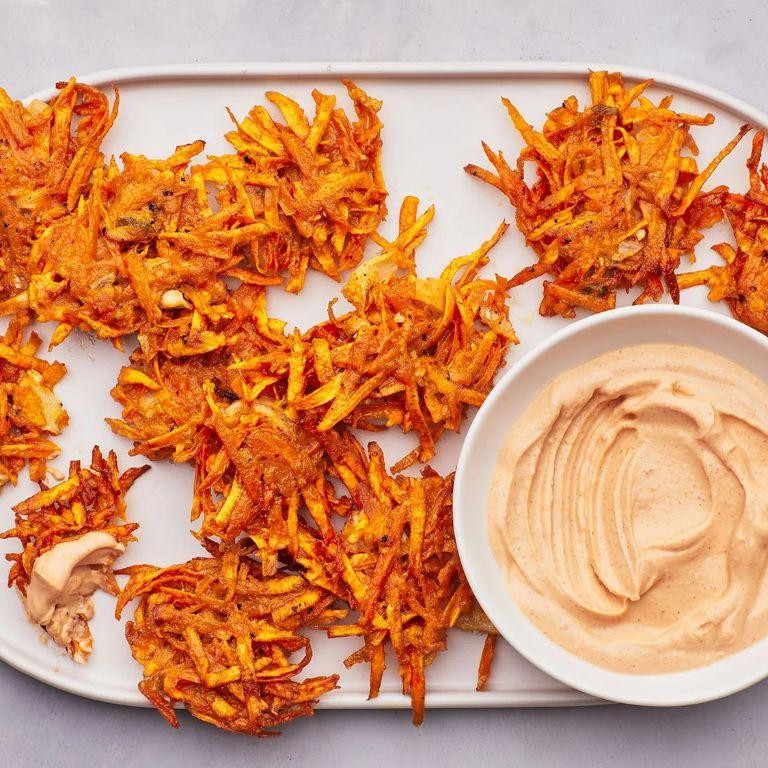 Korean Sweet Potato Fritters