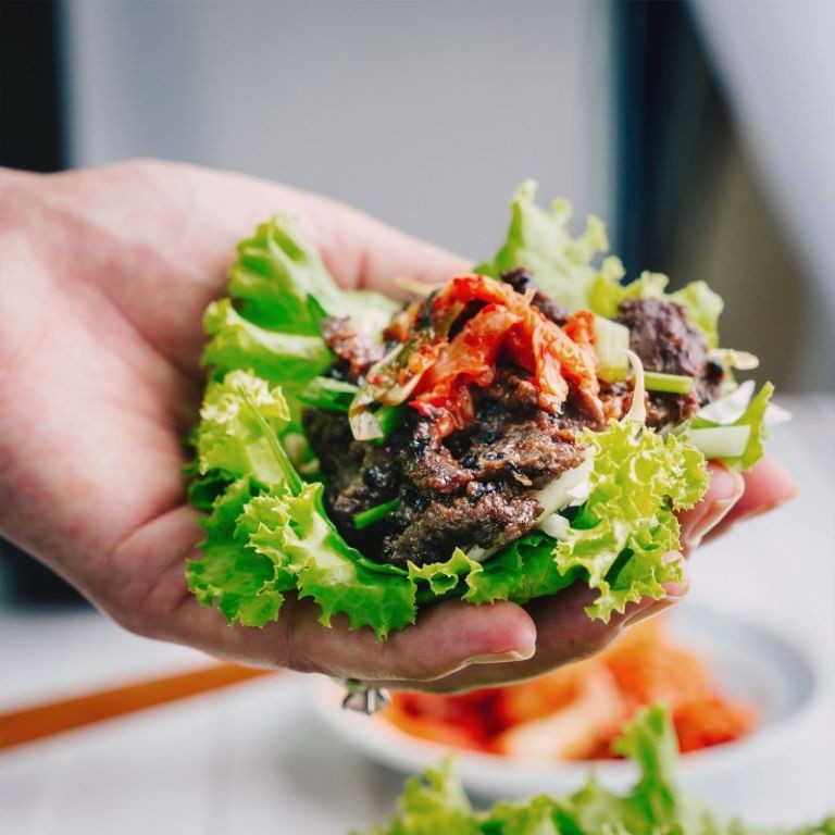 Korean-Style Beef Lettuce Wraps