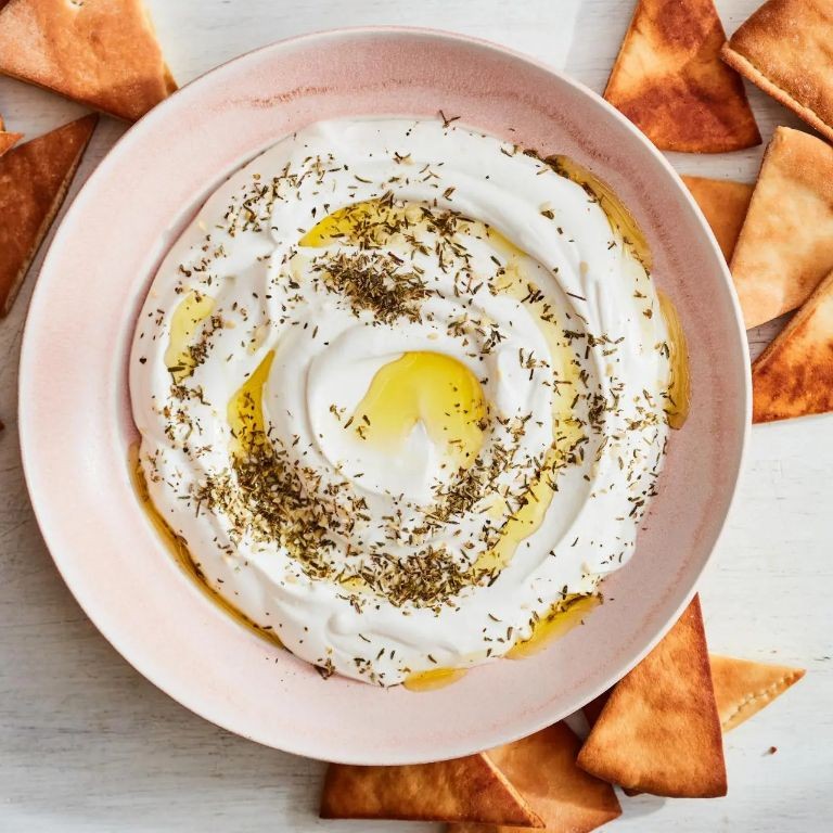 Labneh with Za’atar and Olive Oil