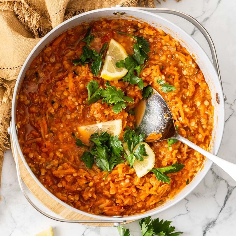 Lactation-friendly lentil and vegetable stew