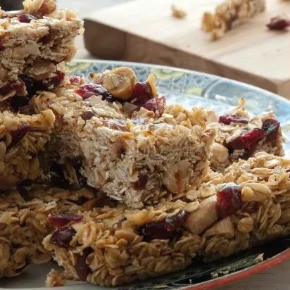 Lavender Honey Raw Granola Bars