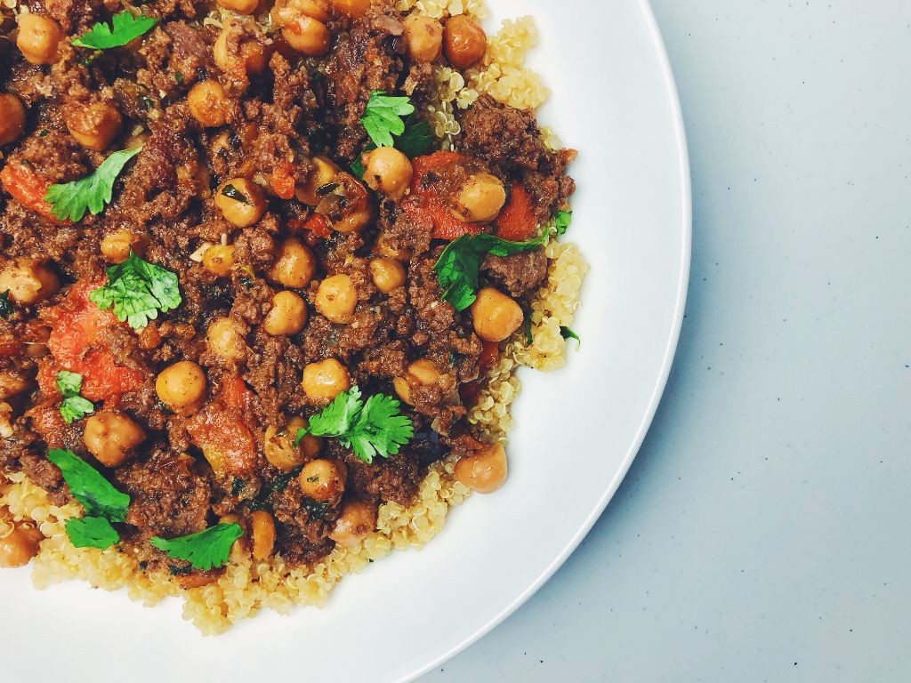 Lean Beef and Chickpea Moroccan Tagine