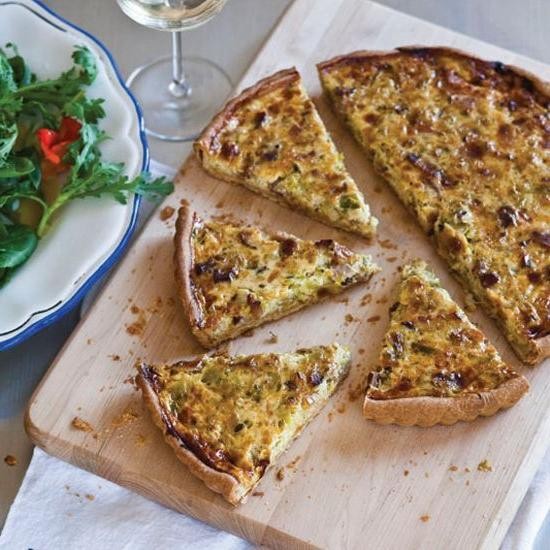 Leek and Bacon Quiche