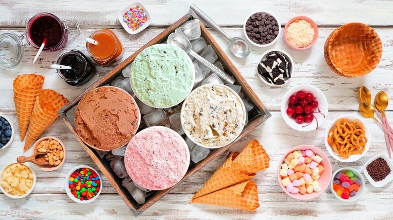 Leftover Candy Ice Cream Topping