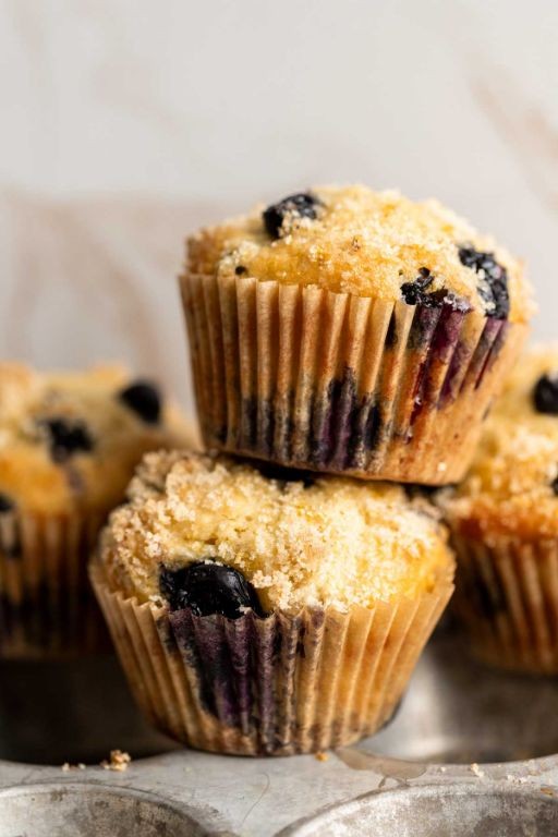 Lemon Blueberry Yogurt Muffins