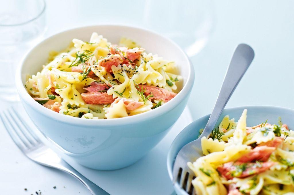 Lemon Dill Pasta with Smoked Salmon