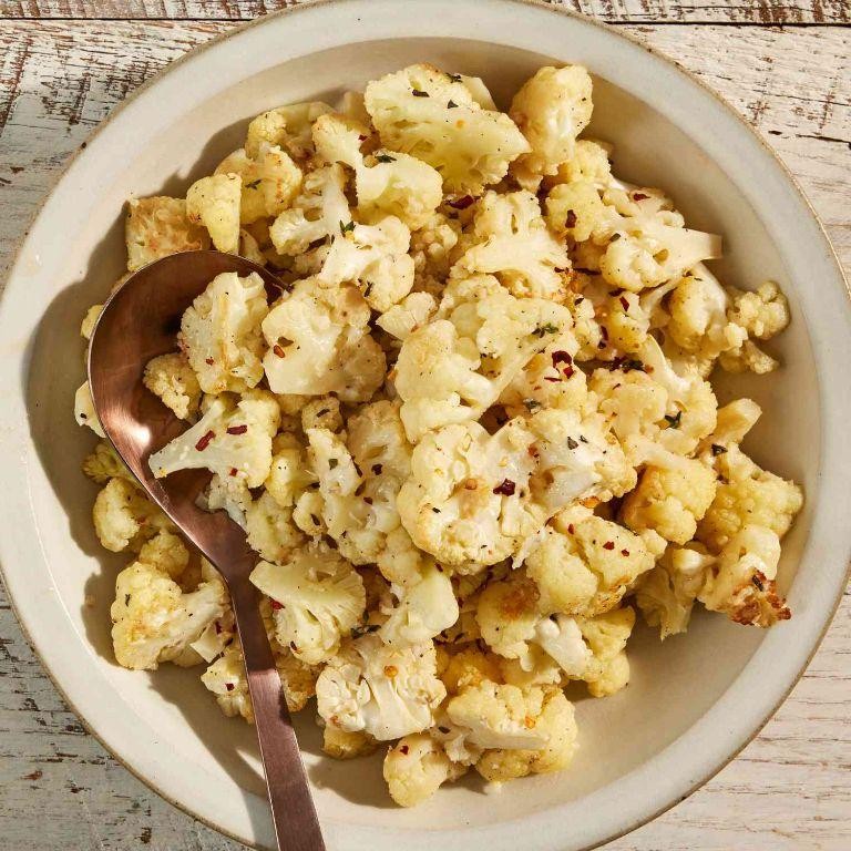 Lemon Garlic Butter Cauliflower