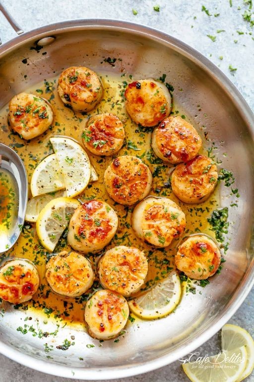 Lemon Garlic Butter Scallops