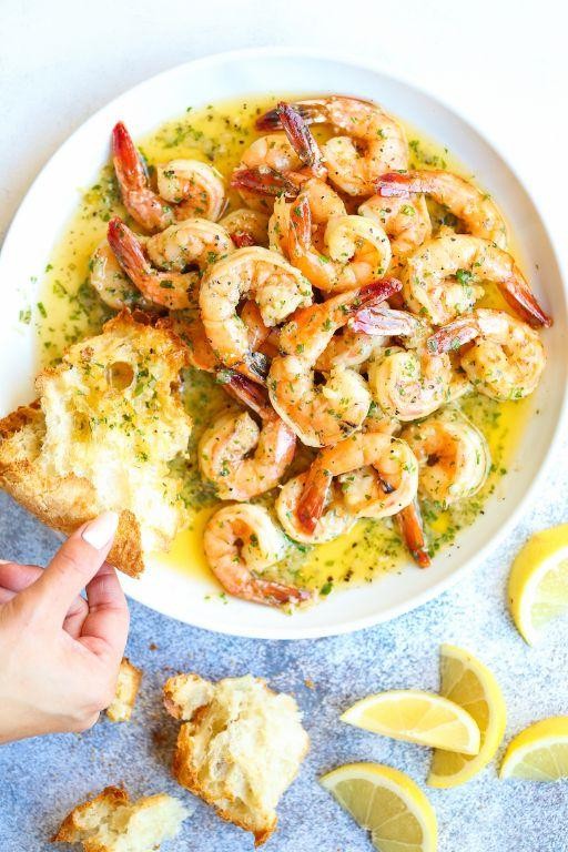 Lemon Garlic Butter Shrimp Scampi