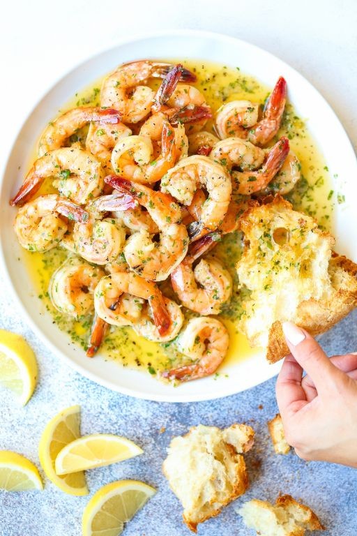 Lemon Garlic Shrimp Scampi