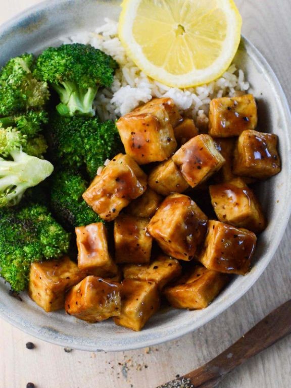 Lemon Herb Fried Tofu