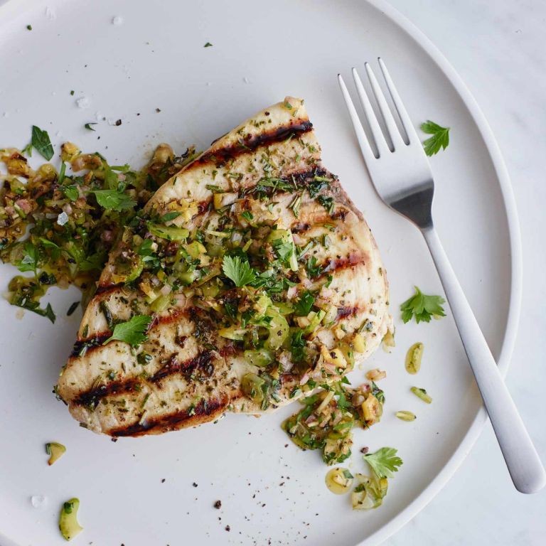 Lemon Herb Grilled Swordfish