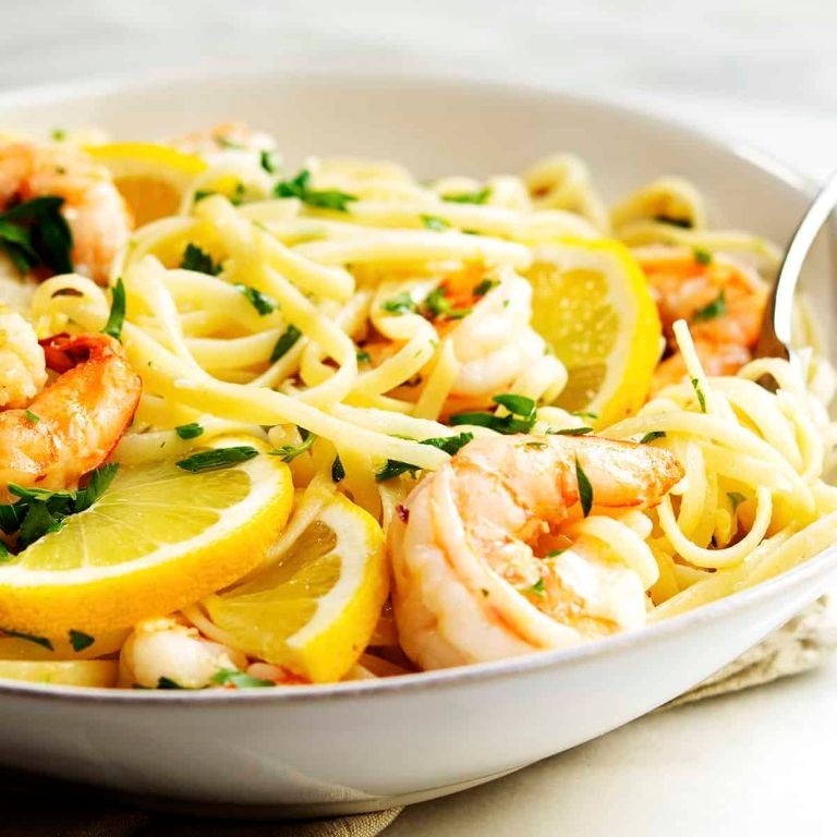 Lemon Herb Shrimp Pasta
