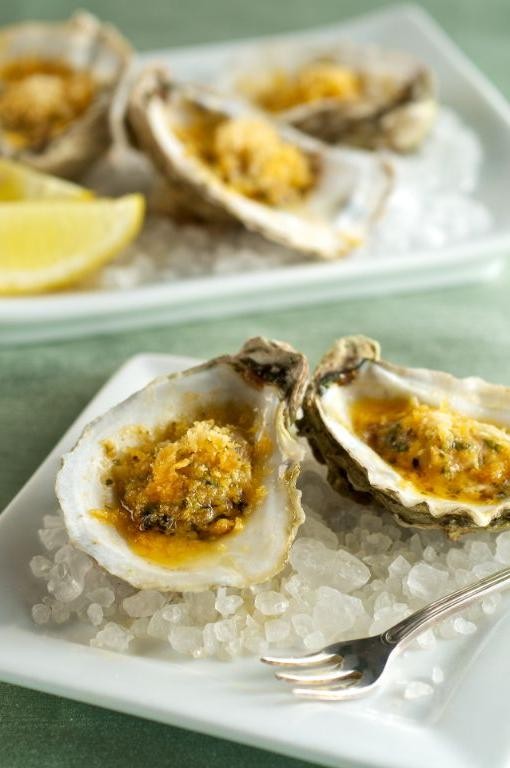 Lemon Pepper Grilled Oysters