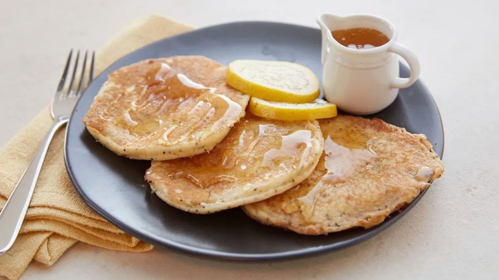 Lemon Poppy Seed Bisquick Pancakes