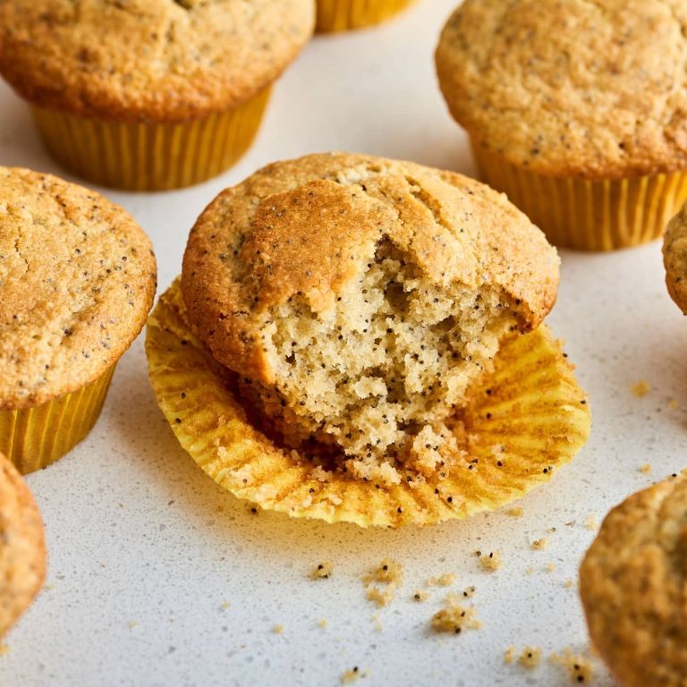Lemon Poppy Seed Gluten Free Muffins