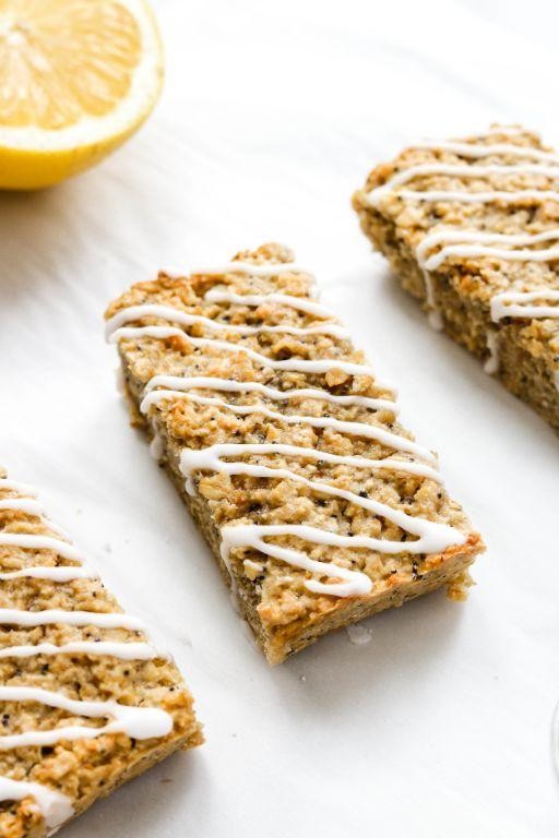 Lemon Poppy Seed Granola Bars