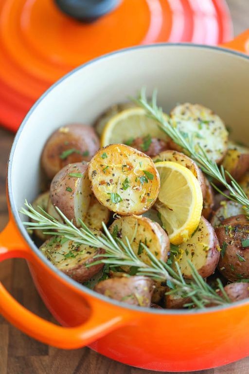 Lemon Rosemary Baby Potatoes