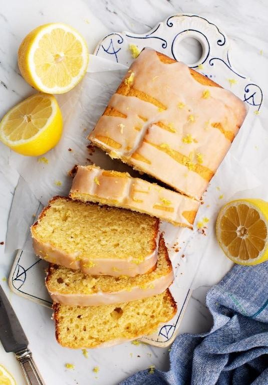 Lemon Yogurt Cake with Glaze