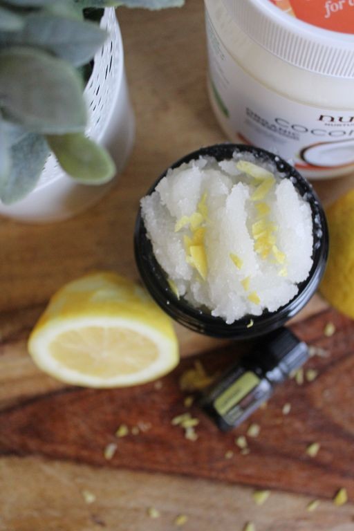 Lemon Zest Infused Coconut Oil