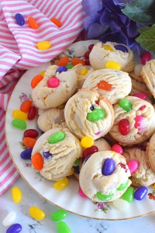 Lemonade Jelly Bean Cookies