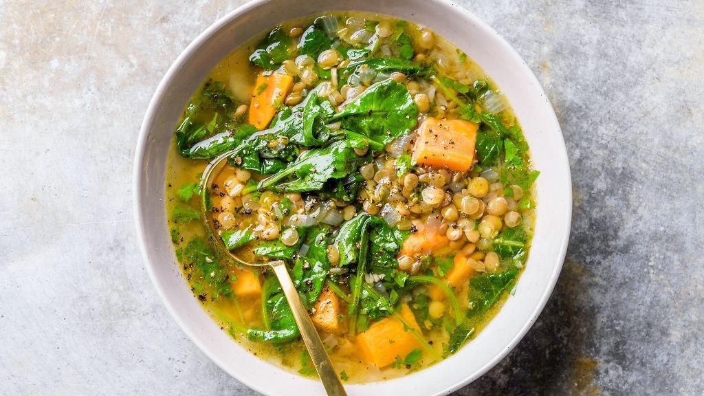 Lemony Lentil and Kale Soup