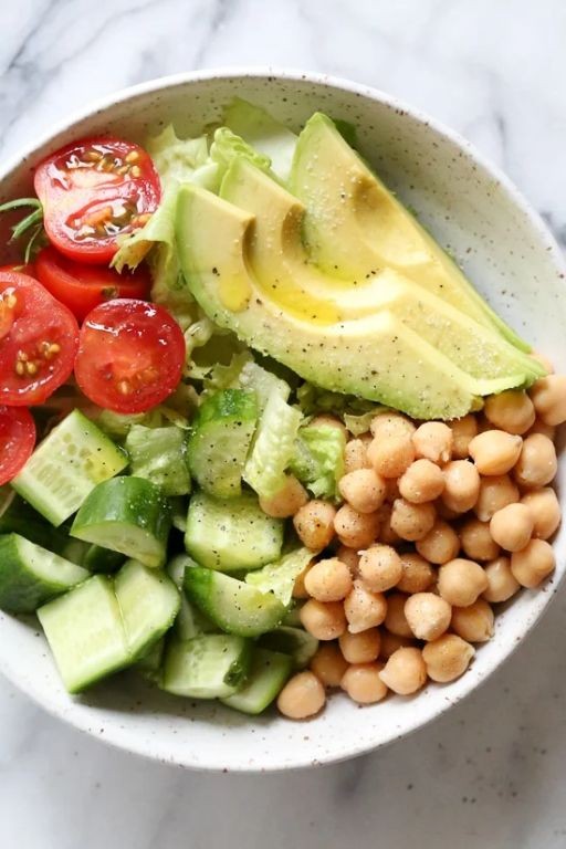 Lenten Avocado and Chickpea Salad