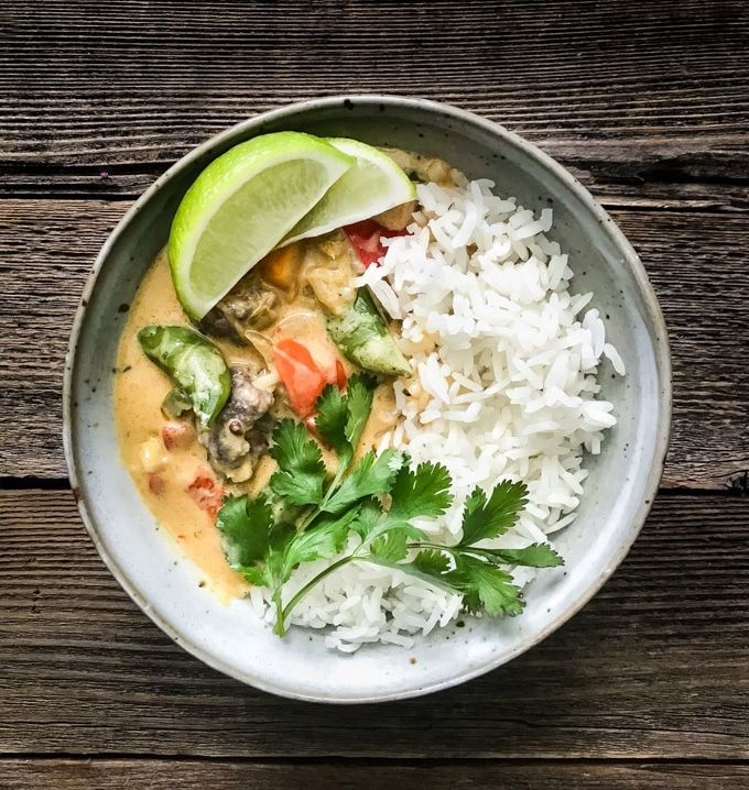 Lenten Coconut Curry with Vegetables