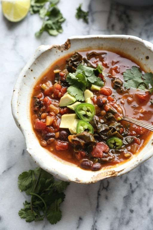 Lentil and Kale Chili