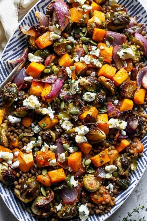 Lentil and Roasted Vegetable Medley